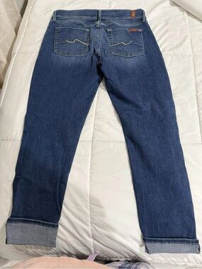 7 For All Mankind Women's Skinny Jeans - Dark Blue